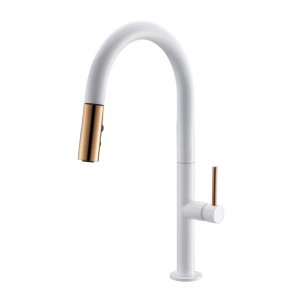 Vaguel UPC White Rose Gold Drinking Water Faucet Mixer