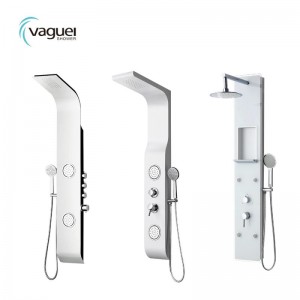 Vaguel Visor Wall Mounted Stainless Steel Massage Shower Panel Na May Adjustable Body Spray Jets