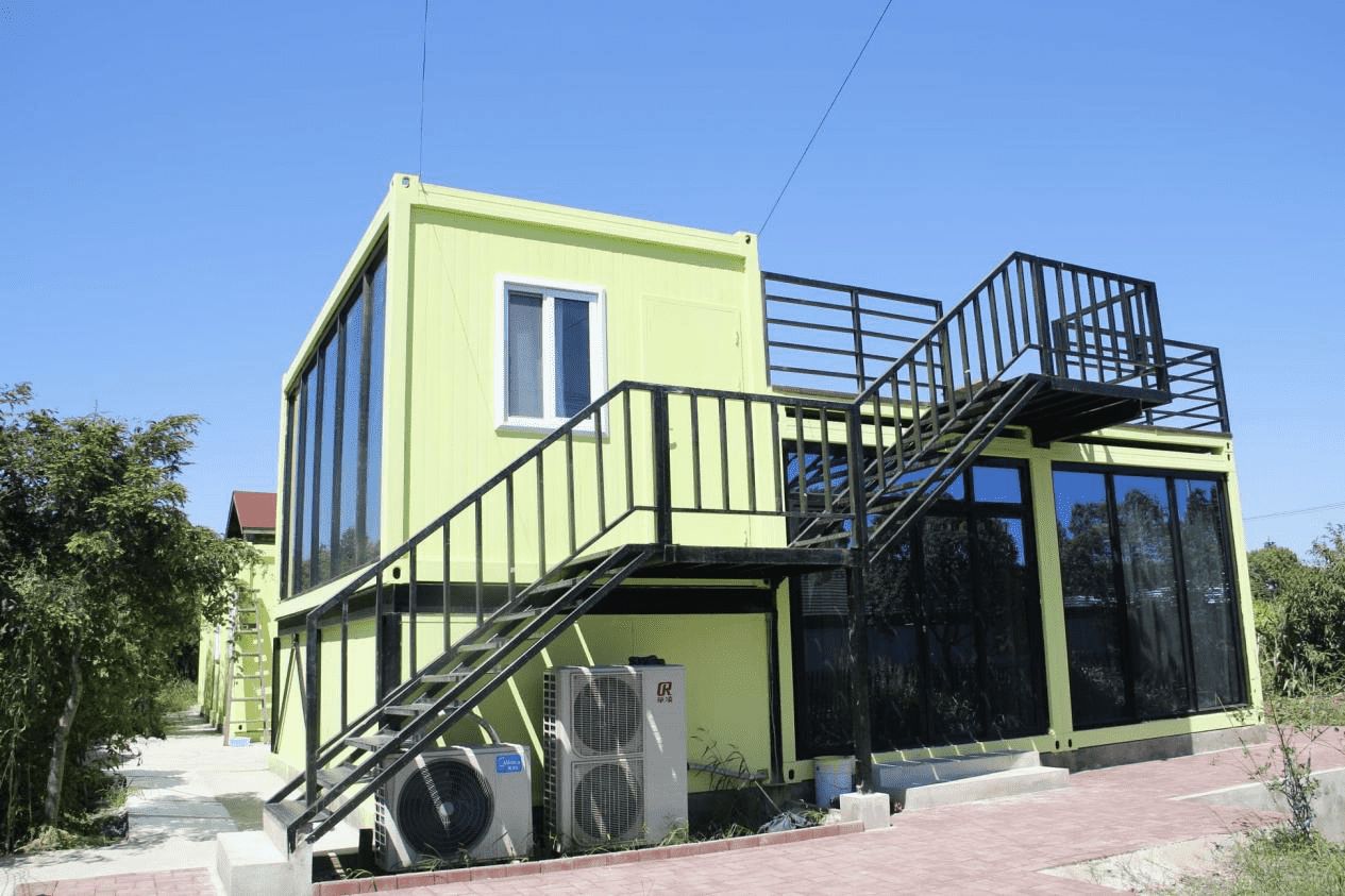 What are the on-site installations of container house?