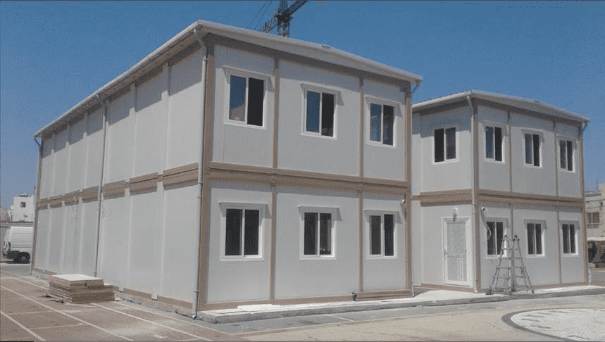 What is the advantage of flat pack container house?