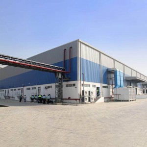 Gable frame light metal building prefabricated industrial steel structure warehouse
