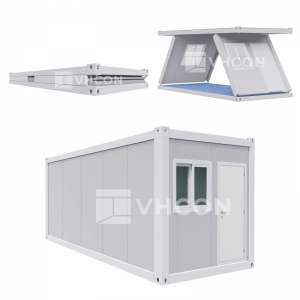 VHCON X4 Latest Product Luxury Modular 20 Mins To Install Folding Prefab Mobile Stackable Folding Container House