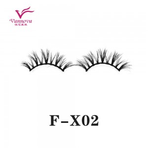 3D Mink Lashes Volume and even Curl F-X02