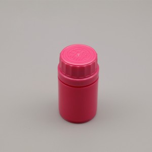20ml-35ml lahvička s tabletami na pilulky PE lahvička na pilulky s kapslí pro biofarmaceutický PP box