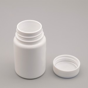 Factory Outlet 200ml Empty White Pharmacy Pill Container Jar, Vairumtirdzniecība 200cc HDPE plastmasas zāļu iepakojuma pudeles