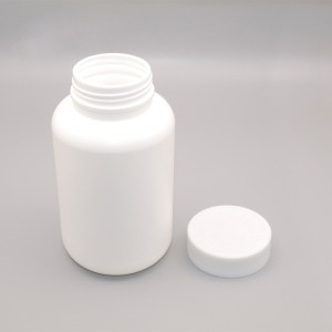 Оптові 150 мл порожніх пластикових білих круглих таблеток для упаковки таблеток із гвинтовою кришкою
