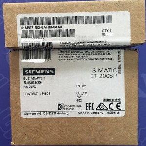 Siemens SIMATIC ET 200SP બસએડેપ્ટર BA 2xFC 6ES7193-6AF00-0AA0