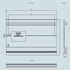 Rel pemasangan Siemens S7-1500 245 mm 6ES7590-1AC40-0AA0
