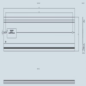 Rel pemasangan Siemens S7-1500 830mm 6ES7590-1AJ30-0AA0