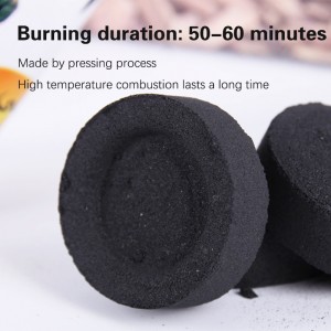 Charcoal Tablets For Incense Quick Light Charcoal Tablets Charcoal Disk Lights 35 mm Resin Burner Rolls Pack of 120 Coal Briquettes Charcoal Burner Instant Fire Coal Tablet