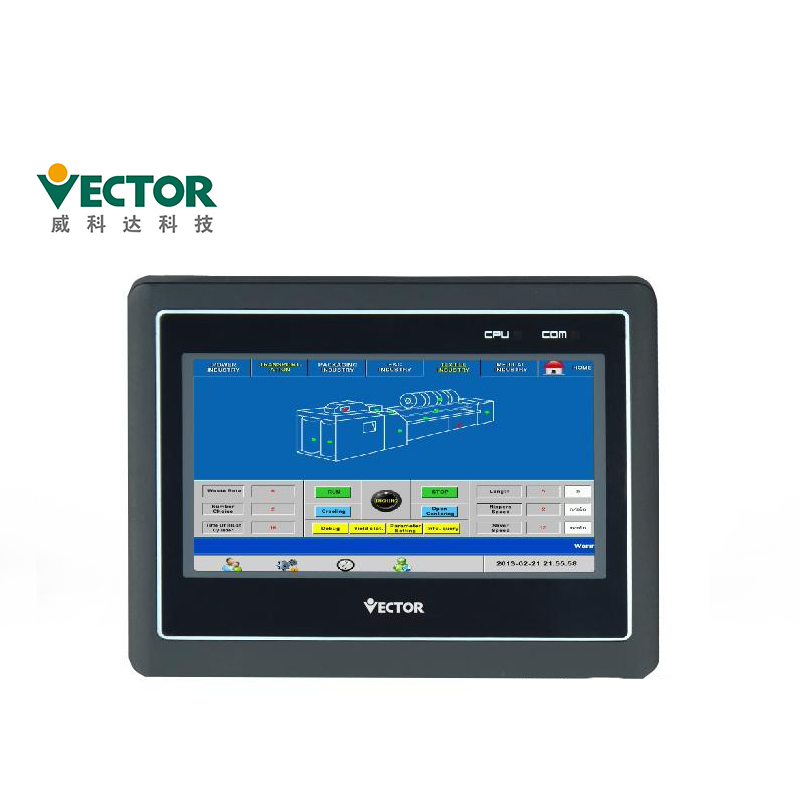 EtherNet 7.4inch RS232/RS485/RS422 LCD HMI EN61000-6-4:2007 ROHS រូបភាពពិសេស