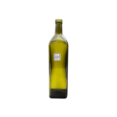 Glazen fles Marasca-olijfolie van 1000 ml