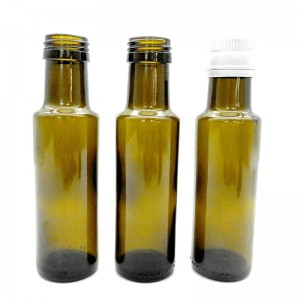 125 ml ümmargune oliiviõli klaaspudel