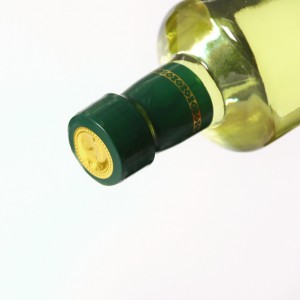 250 ml runde dunkelgrüne Olivenölflasche