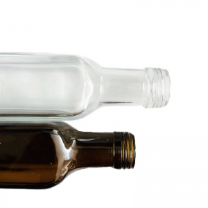 Botol Kaca Minyak Zaitun Persegi 250ml