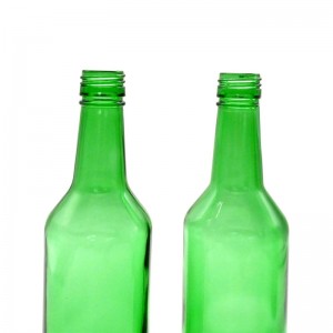 بطری شیشه ای سوجو سبز 360 میلی لیتری