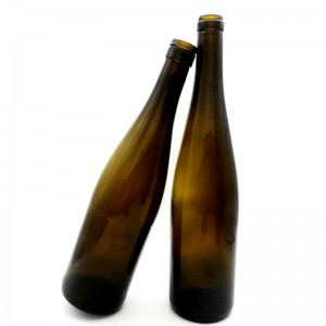 Ampolla de vidre Hock de 750 ml amb suro