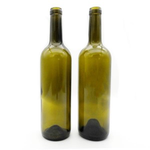 750ml Cork Neck Botol Anggur Bordeaux