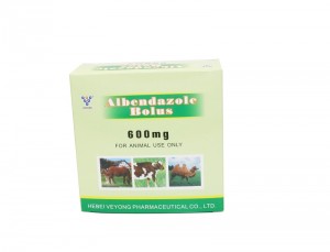 Albendazole bolus 600mg for Cattle