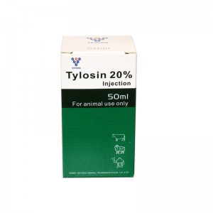 In-stealladh tartrate 20% Tylosin