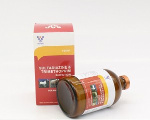 Sulfadiazine 20% + Trimethoprim 4% Injection