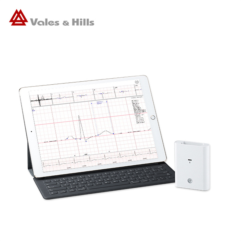 White Smart Recorder FDA අනුමැතිය සහිත iOS සඳහා රැහැන් රහිත ECG උපාංගය
