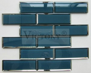Placi de mozaic cu oglindă Bandă decorativă de sticlă din cristal Oglindă adezivă Placi de mozaic Oglindă de sticlă Mozaic de living gresie Mozaic de gresie pentru baie