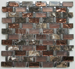 Presyo ng Direktang Pagbebenta ng Foshan Factory Mix Color Glass Stone Mosaic para sa Bathroom Wall Tile High Quality Wholesale Popular Crystal Strip Glass Mosaic Tile