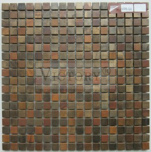 Copper Metal Pattern Backsplash Mosaika Tile ho an'ny Wall Bronze Style Antique Copper Mosaic Tile Metal Art Mosaic Wall Tile ho an'ny Backsplash