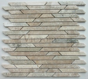 Strip Stone Mosaic Waterjet mosaiikplaat mustvalge mosaiikplaat valge mosaiik Backsplash naturaalsest marmorist kivimosaiik, vormitud marmormosaiik kodu kaunistamiseks