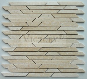 Juodosios ir baltos spalvos mozaikinės juostelės mozaikos plytelės, baltos mozaikos Backsplash natūralaus marmuro akmens mozaika, formos marmuro mozaika namų dekoravimui