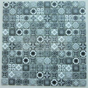 Mürekkep püskürtmeli mozaik Çiçek Mozaik Cam Mozaik Çini Sanatı Mutfak Mozaik Salon Mozaik