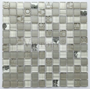 Mosaico Cocina Backsplash Mosaico Baño Azulejos de pared Azulejos de mosaico cuadrados