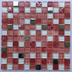 Mozaika Kuchyň Backsplash Mozaika Koupelnové obklady Čtvercové mozaikové obklady