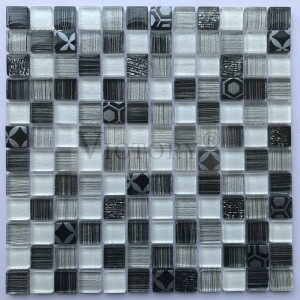 Mosaik Küche Backsplash Mosaik Badezimmer Wandfliesen Quadratische Mosaikfliesen