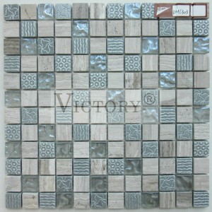 ດອກໄມ້ Mosaic ສີແດງກະເບື້ອງ Mosaic ທີ່ມີສີສັນທີ່ມີສີສັນ Mosaic Tile Mosaic Kitchen Backsplash ຫີນຂະຫນາດນ້ອຍ Mosaics ຫ້ອງນ້ໍາແນວຄວາມຄິດກະເບື້ອງ Mosaic