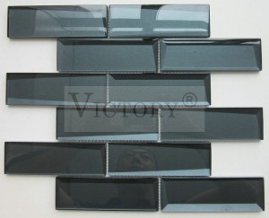 Foshan Factory Hot Sale Backsplash Subway Glass Mosaic Hot Sale E Pure Color Tale ea Crystal Glass Mosaic