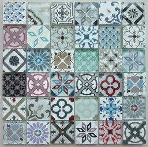 Iphethini ye-Inkjet Stone Mosaic Marble Mosaic Backsplash Stone Mosaic Shower Mosaic Kitchen Tiles