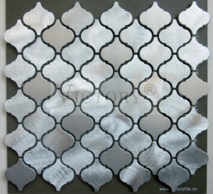 Mosaico de metal Linterna Azulexo de mosaico Mosaico de aluminio Azulexos de mosaico decorativos Diseños de arte de mosaico Artesanía de azulexos de mosaico