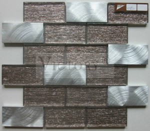 Decoração de Interiores Parede Branca Telhas de Metrô Mosaico de Vidro Estilo Americano Tira de Decoração de Sala de Jantar Telhas de Metrô Mosaico de Vidro