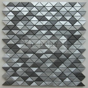 Mosaico de la victoria de Foshan Triángulo Mosaico de metal Mosaico de aluminio