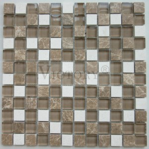 Τετράγωνα Μωσαϊκά Πλακάκια Πέτρα Μωσαϊκό Φυσική Πέτρα Μωσαϊκό Πλακάκι Γυαλί Μωσαϊκό Τοίχου Τέχνη Γυαλί & Πέτρινα Μωσαϊκά Πλακάκια