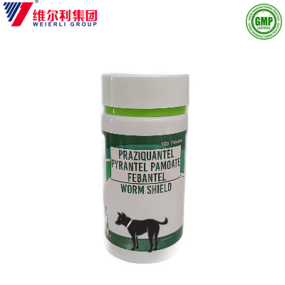 Veterinary Praziquantel  Pyrantel Pamoate Febantel Dewormer Tablet for Dogs and Cats Featured Image