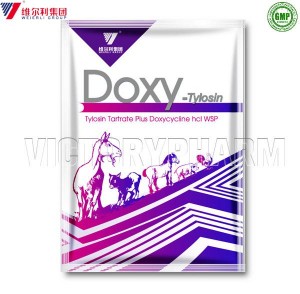China GMP Factory Veterinary Medicine Animal Drug Doxycycline Plus Tylosin for Cattle