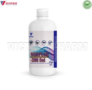 Proizvođač kineskih veterinarskih lijekova Norfloxacin oralne otopine (10% 20% 30%)