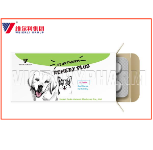 2019 Haute qualité Chine Fenbendazole Pyrantel Pamoate Praziquantel Comprimés / Bolus Vermifuge Médecine vétérinaire pour chats chiens oiseaux volailles animaux animaux de compagnie médecine