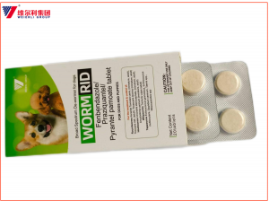 China Furnizor China Fenbendazol Pyrantel Pamoat Praziquantel Tablete/boluri Deparazitare Medicină veterinară pentru pisici Câini Păsări Păsări de curte Animale Animale de companie Medicină