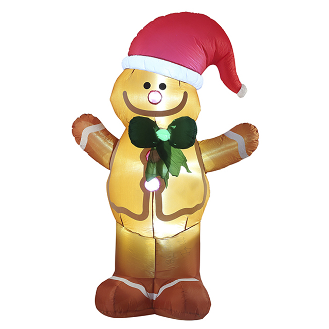 8FT Inflatable gingerbread man