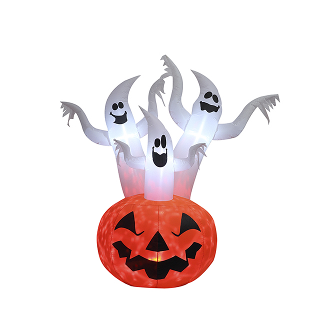 6FT Inflatable 3 Ghost in Pumpkin