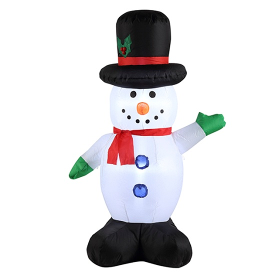 Boneco de neve inchable de 4 pies